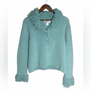 Fred Thomas Plush Cardigan Sweater